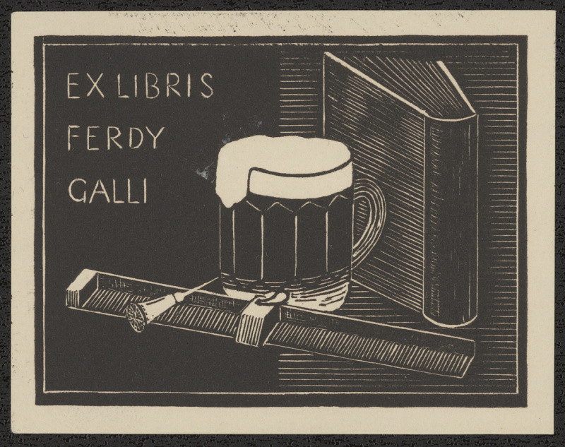 Ferdinand Galli - Ex libris Ferdy Galli