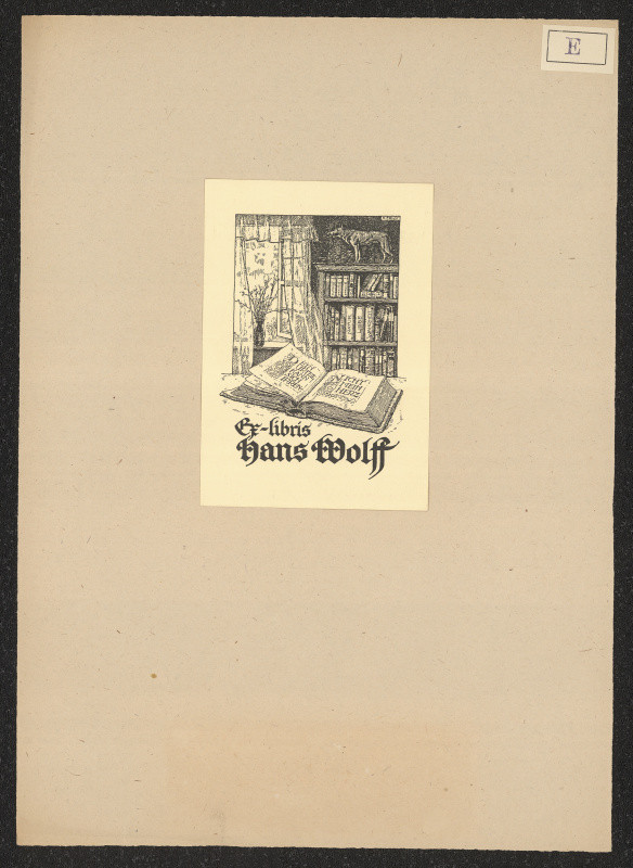 Heinrich Ernst - Ex libris Hans Wolf