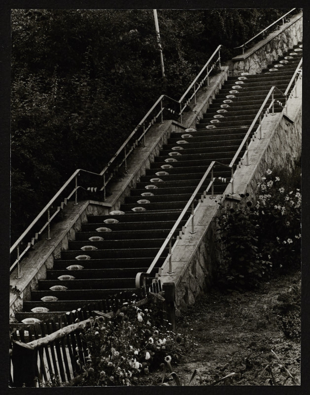 Hans-Werner Kalkmann - Covered open-air stals in Bad Salzdefurth 1969