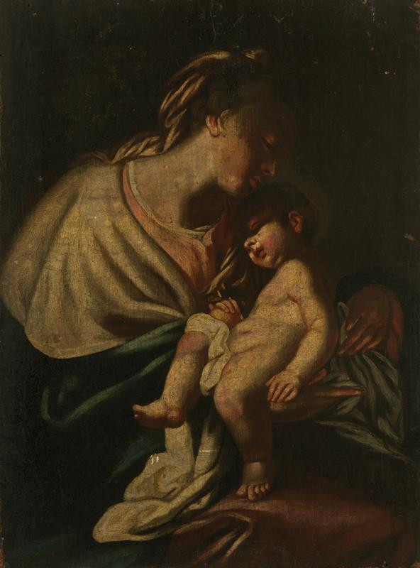 neznámý malíř středoevropský - Madona s Ježíškem