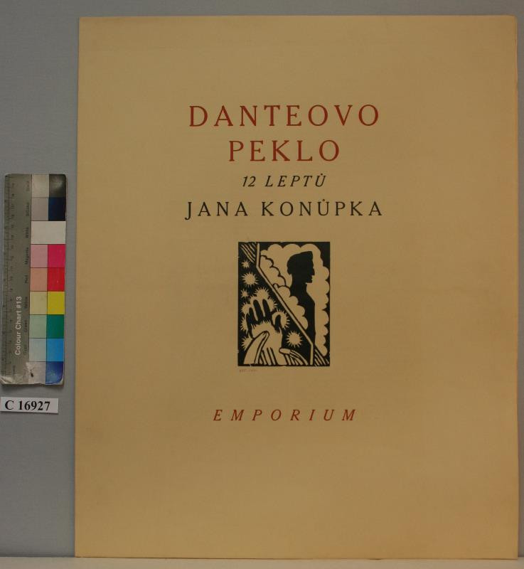 Jan Konůpek - Dantovo peklo (titulní list)