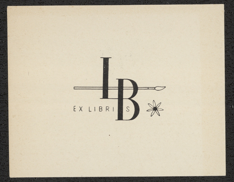 Ludovít Blaho - Exlibris LB