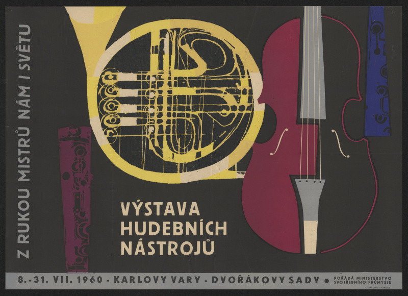 neznámý - Výstava hudebních nástrojů, 8.-31.VII. 1960 Karlovy Vary