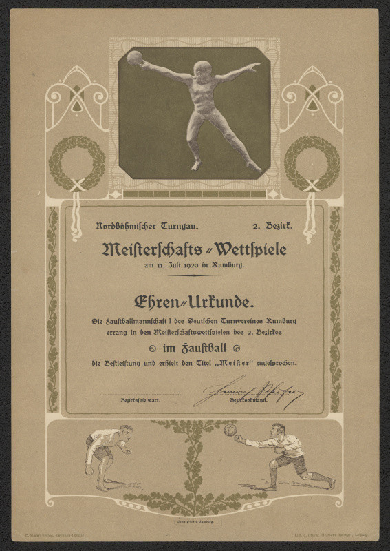 Heinrich Pfeifer - Meisterschafts Wettspielle