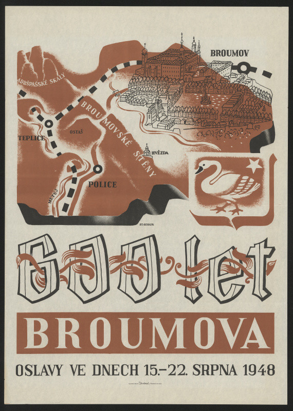 Stanislav Geisler - 600 let Broumova, 1948