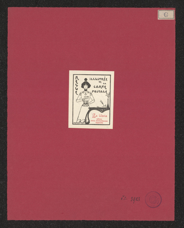 Georges Demeufve - Exlibris Revue illustrée de la Carte Postale