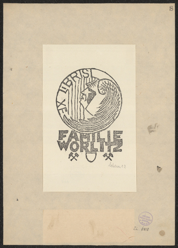 A. H. Scherer - Ex libris Worlitz