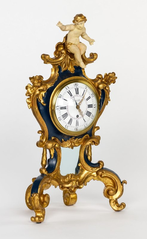 Josef Mayer - Pendule – stojací rokokové hodiny s kyvadlem