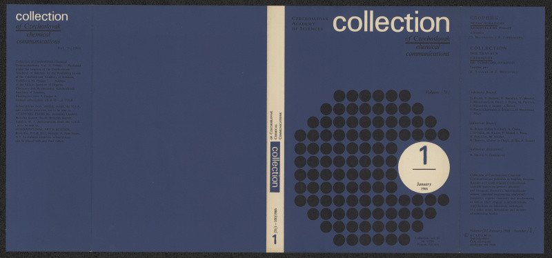 Jiří Rathouský - Collection of Czechoslovak chemical communications. N: Academia