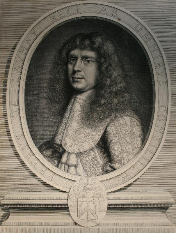 Pierre Lombart - Petrus de Launay regi ab omnibus consiliis