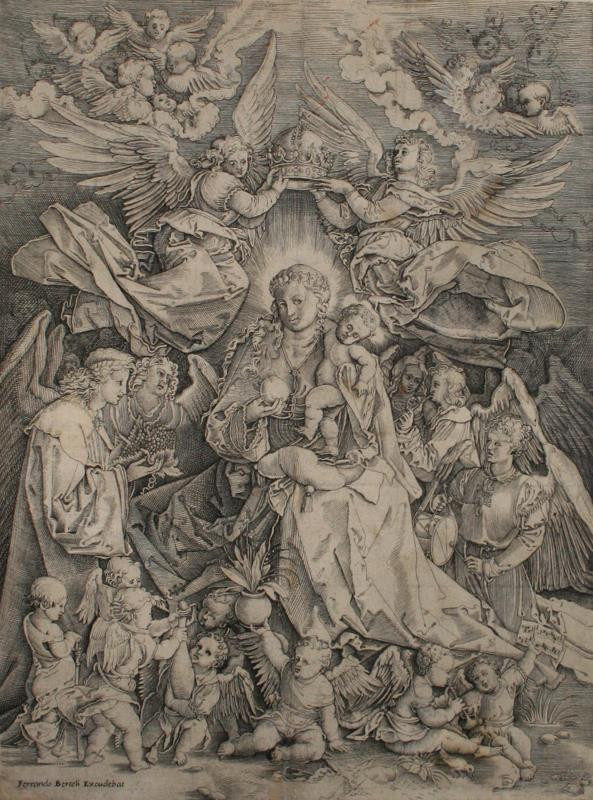 Albrecht Dürer - Madona s Ježíšem a anděly