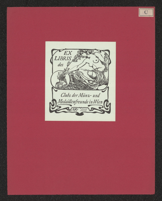 O. Czeschka - Exlibris  Club d. Münz. u. Medailenfreunde Wien