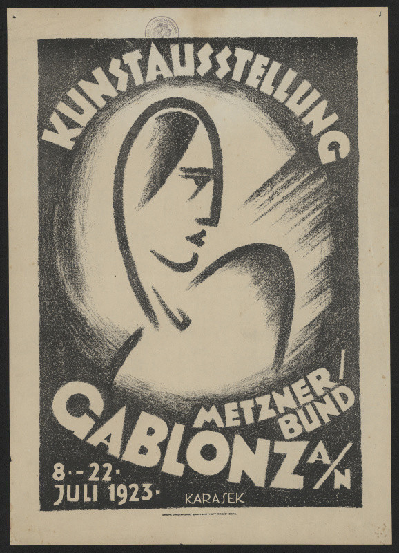 Karasek - Kunstausstellung Metzner-Bund Gablonz a/N. ...1923