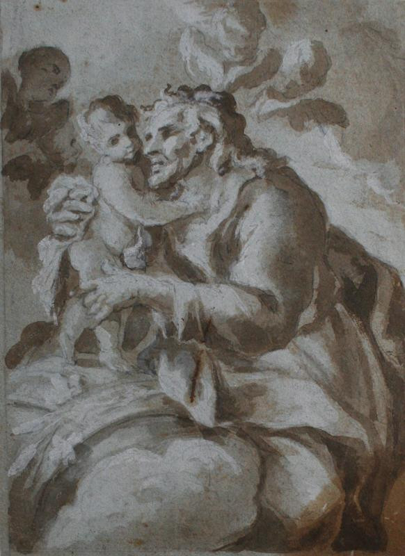 Franz Anton Maulbertsch (?) - Svatý Josef s Ježíškem