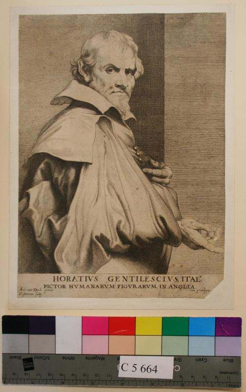 Lucas Vorstermans st. - Horatius  Gentilescius , pictor