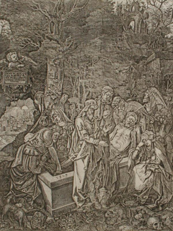 Albrecht Dürer - Kladení do hrobu