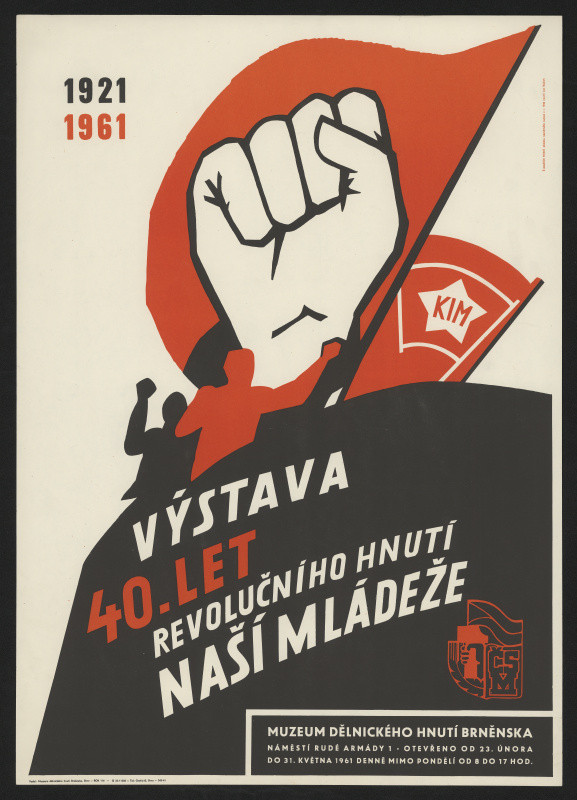 Jan Rajlich st. - 1921-1961 - Výstava 40 let revolučního hnutí naší mládeže
