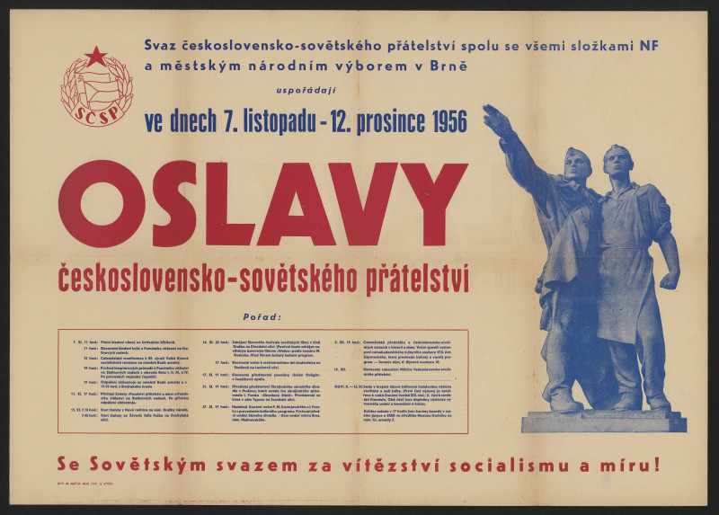 neznámý - Oslavy československo-sovětského přátelství