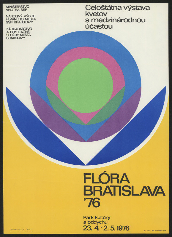 Štefan Pavelka - Flóra Bratislava´76, Celoštátna výstava kvetov s medzinárodnou účasťou, PKO