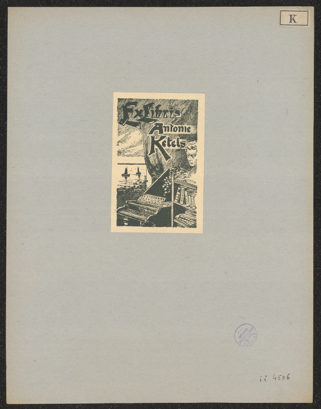 Gerte Ketels - Ex libris Antonie Ketels