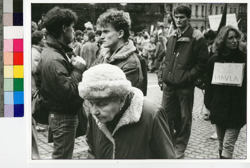 František Dostál - Václavské nám., listopad 1989