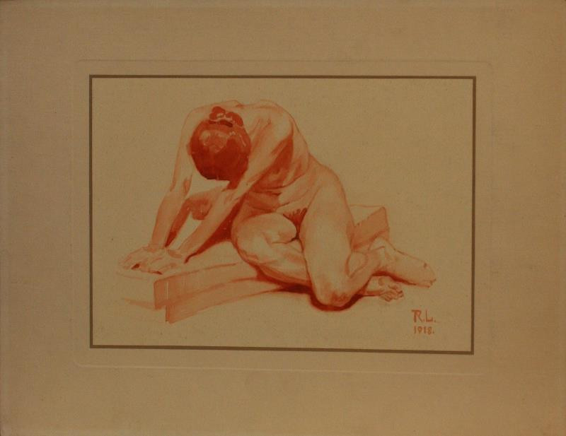 Rudolf Leger - Sedící ženský akt