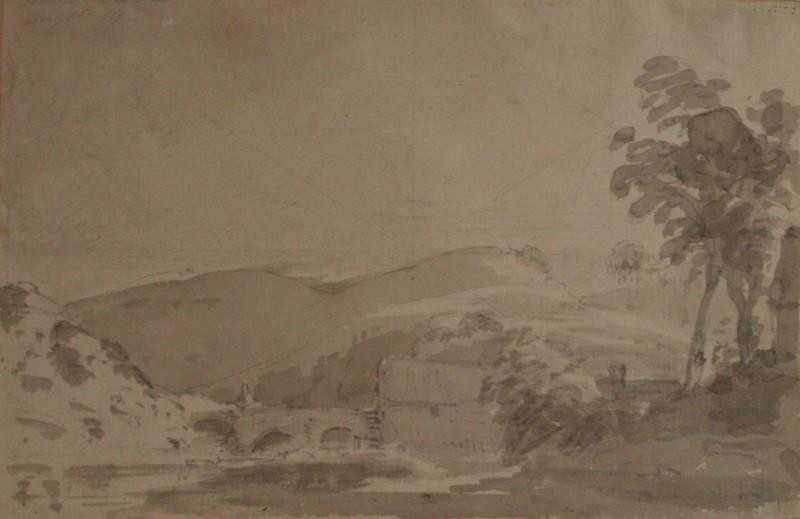 John Constable - Krajina s mostem