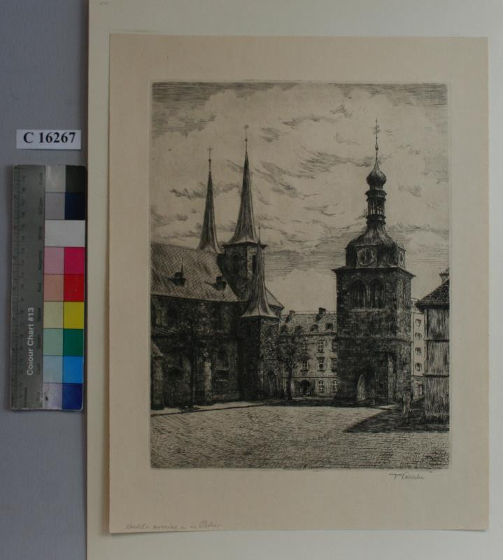 František Kobliha - Kostel a zvonice u sv. Petra