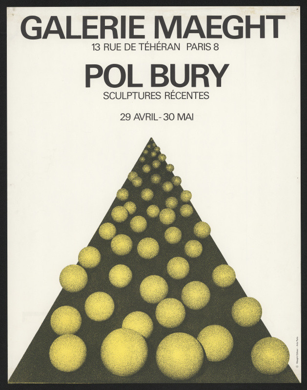 Pol Bury - Pol Bury, galerie Maeght