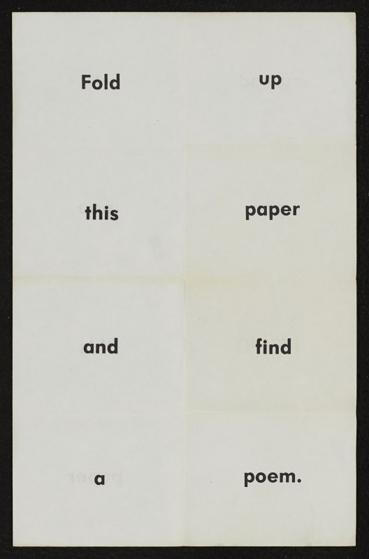 Roland Gross - Folding poem