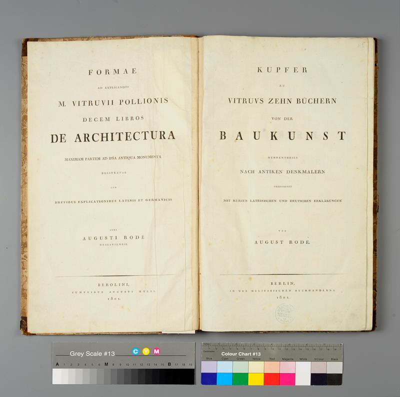 neurčený autor, August Rode, Mylius, Georg Friedrich Starke - Kupfer zu Vitruvs Zehn Büchern von der Baukunst