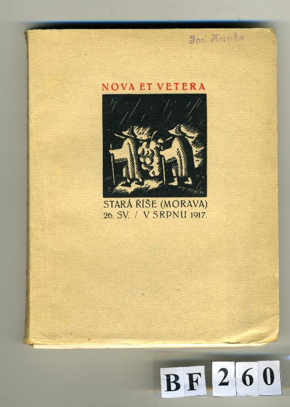 František Obzina, Hedvika Vašicová, František J. Trnka, neurčený autor - Nova et vetera, 26. sv.