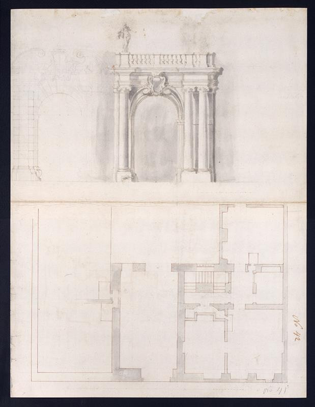 Domenico Martinelli - Palác Rabutin - portál