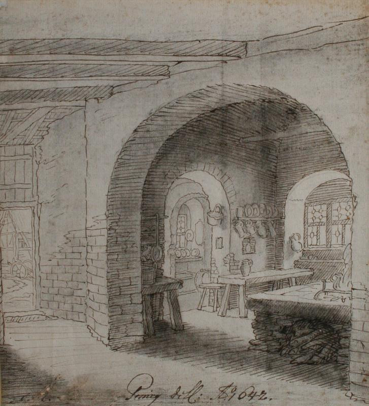 neznámý kreslíř německý - Kuchyně (1642)