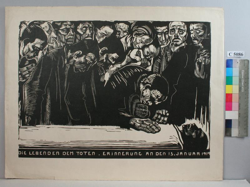 Käthe Kollwitz - Živí  mrtvým  15.1.1919