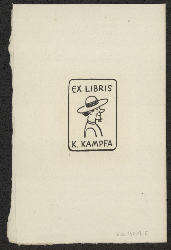 Josef Lada - Ex libris K. Kampfa. in Knižní značky národního umělce Josefa Lady. ((Praha. 1949)