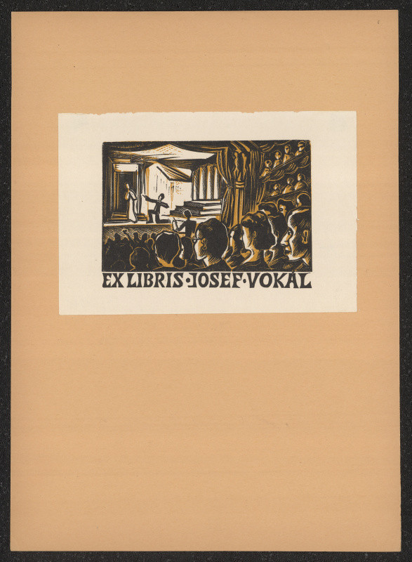 Michael Florian - Ex libris Josef Vokál