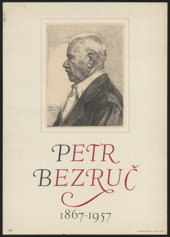 Max Švabinský - Petr Bezruč 1867-1957