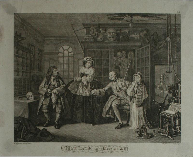 Ernst Ludwig Riepenhausen - Marriage a la Mode (Plate III)