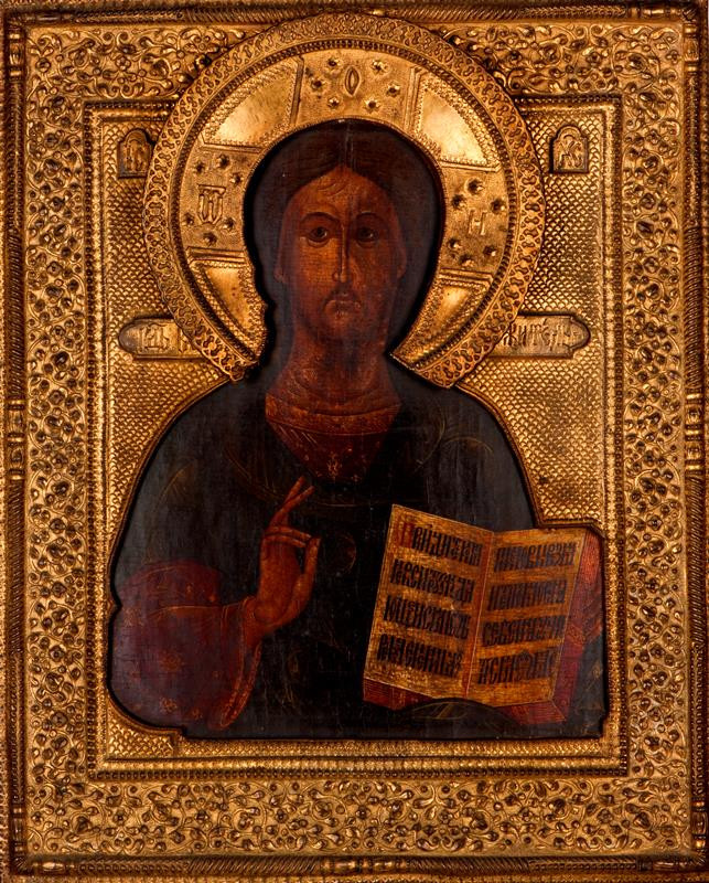 neznámý malíř ikon ruský - Kristus Pantokrator (ikona)