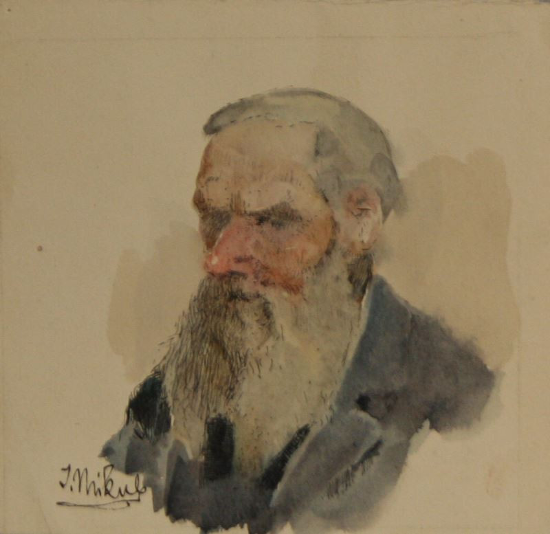 Jan Mikule - Podobizna starého muže s vousem