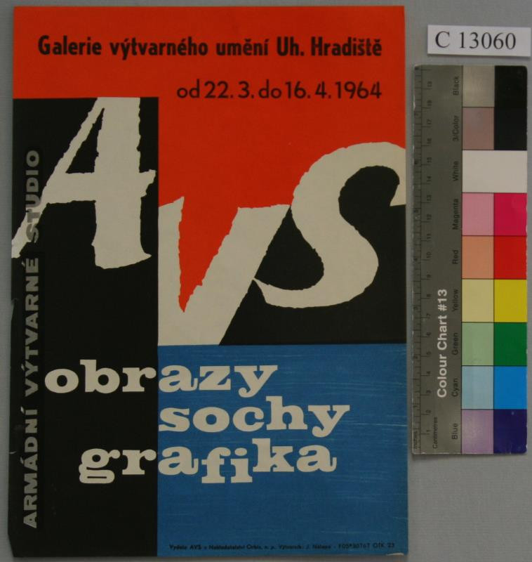 neurčený autor - AVS Obrazy, sochy, grafika. GVU Uherské Hradiště 1964