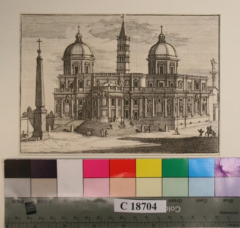 neznámý grafik italský - Santa  Maria  Maggiore