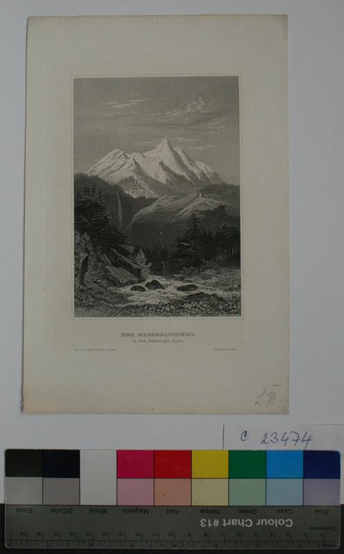 neurčený autor - Der  Grossglockner  in  den  Salzburger  Alpen