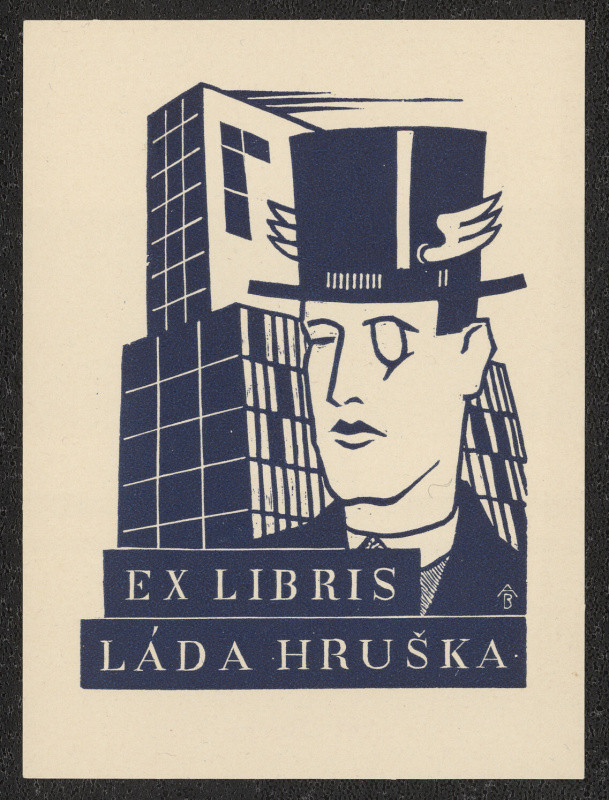 Antonín Burka - Ex libris Láda Hruška