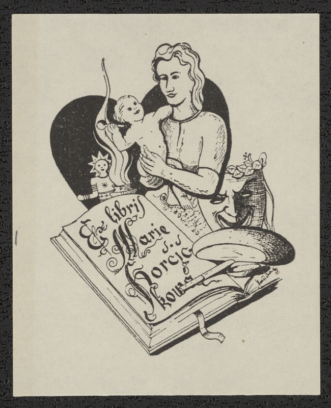 František Horčička - Ex libris Marie Hořčičkowá