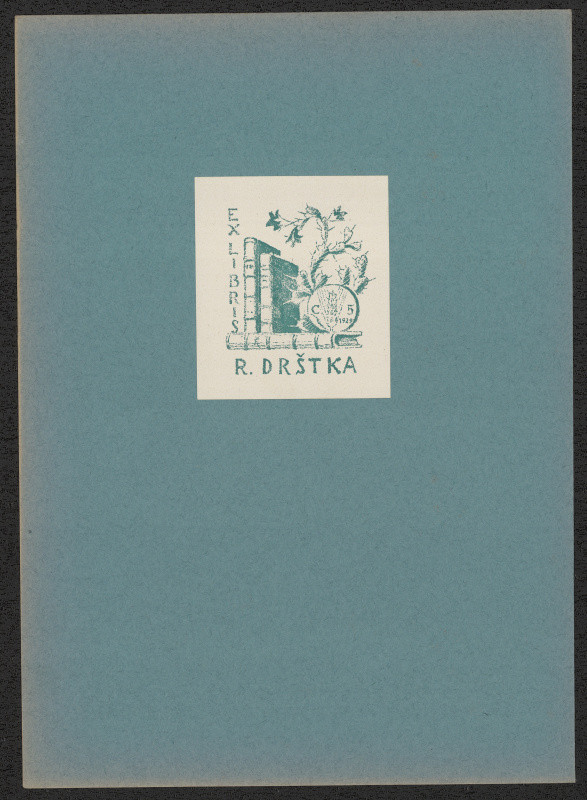 Rudolf (Ruda) Kubíček - Ex libris R. Drštka