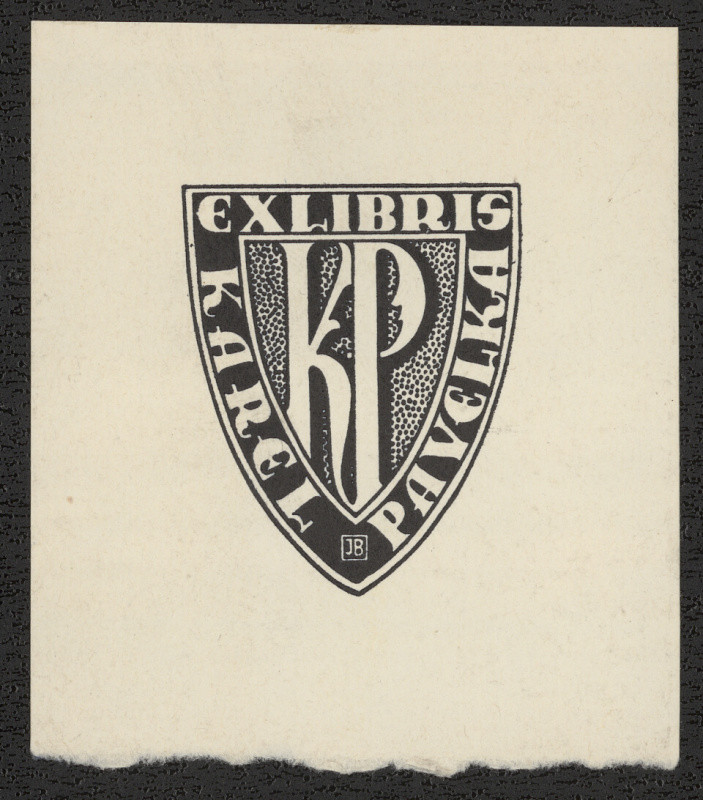 Jaro (Jaroslav) Beran - Exlibris Karel Pavelka