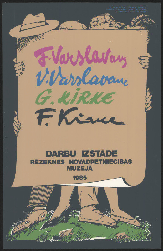 Francesca Kirke - Darbu izstáde - F. Varslavans, V. Varslavan, G. Kirke, F. Kirke