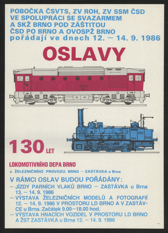 neznámý - Oslavy 130 let lokomotivního Depa Brno